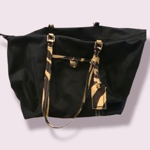Dooney & Bourke Nylon Large Unisex Zebra Weekender Bag